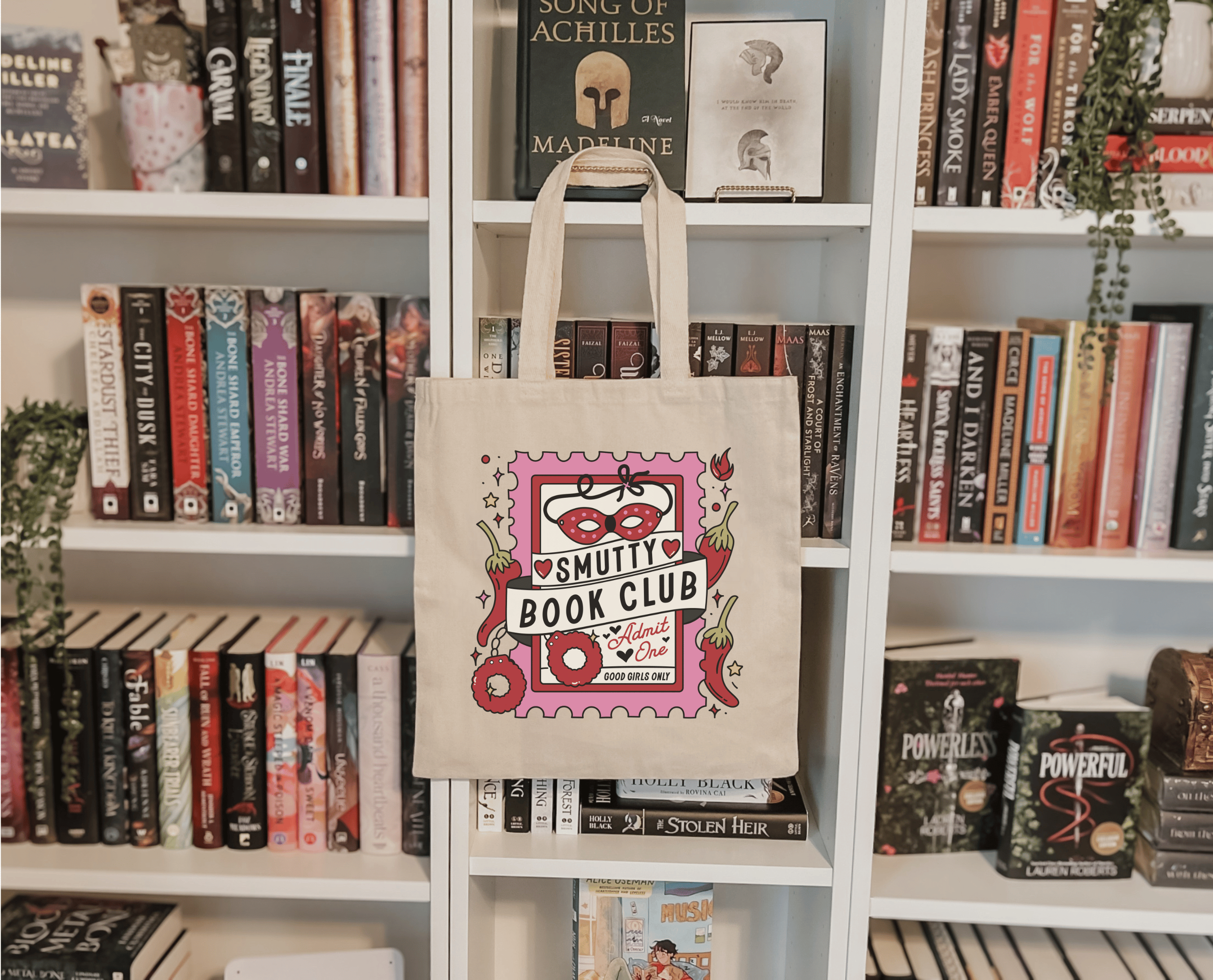 Smutty Book Club Tote Bag