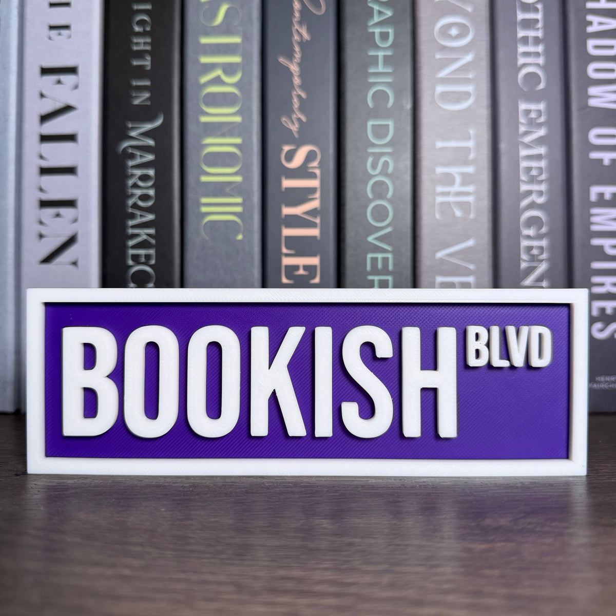 Bookish Street Sign