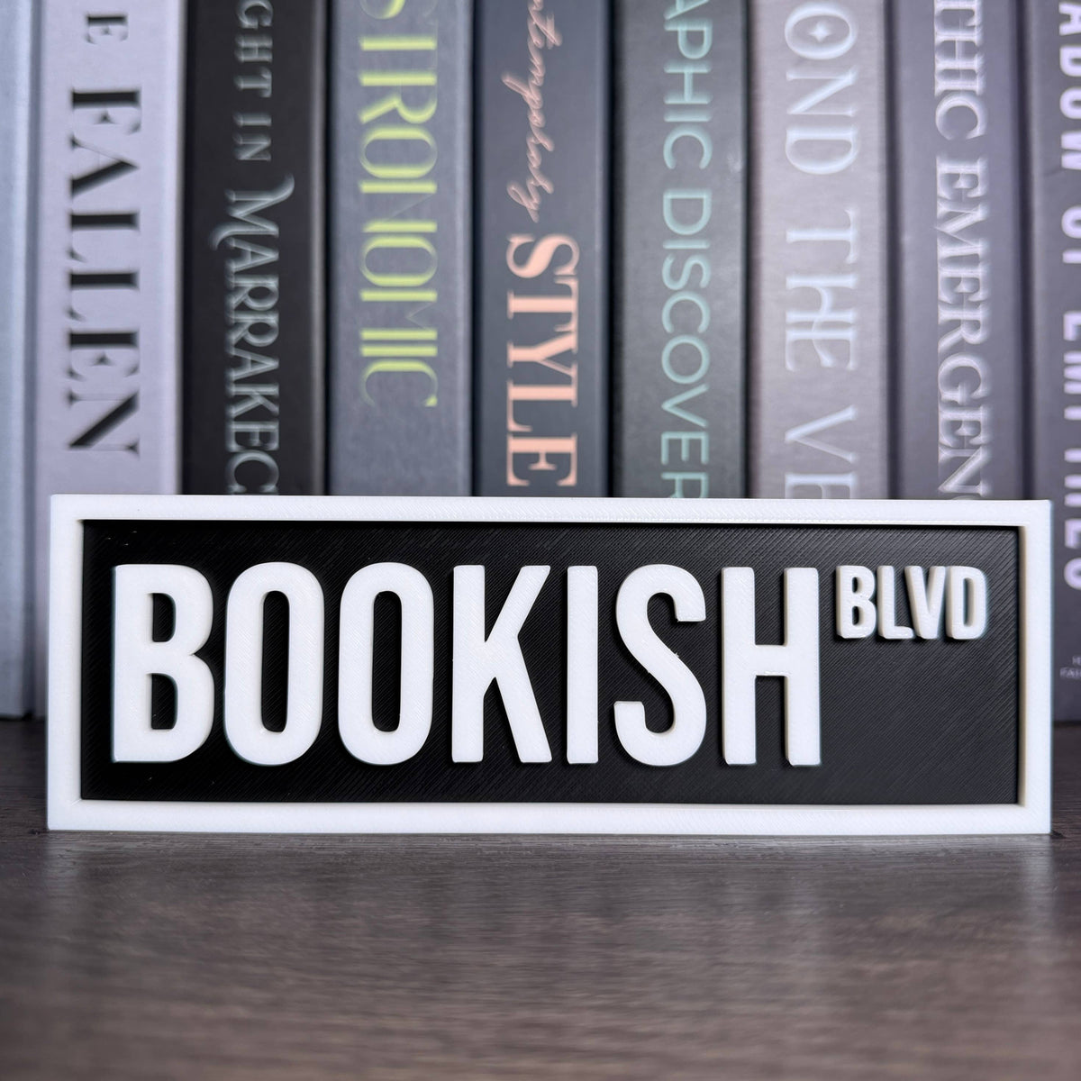 Bookish Street Sign