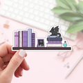 Fantasy Bookshelf Sticker