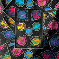 Colorful Planets 5x7 Sticker Sheet With 7 Unique Stickers