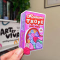 Romance Trope Candy Hearts Box Sticker