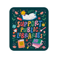Juju and Moxie - Support Public Libraries Sticker
