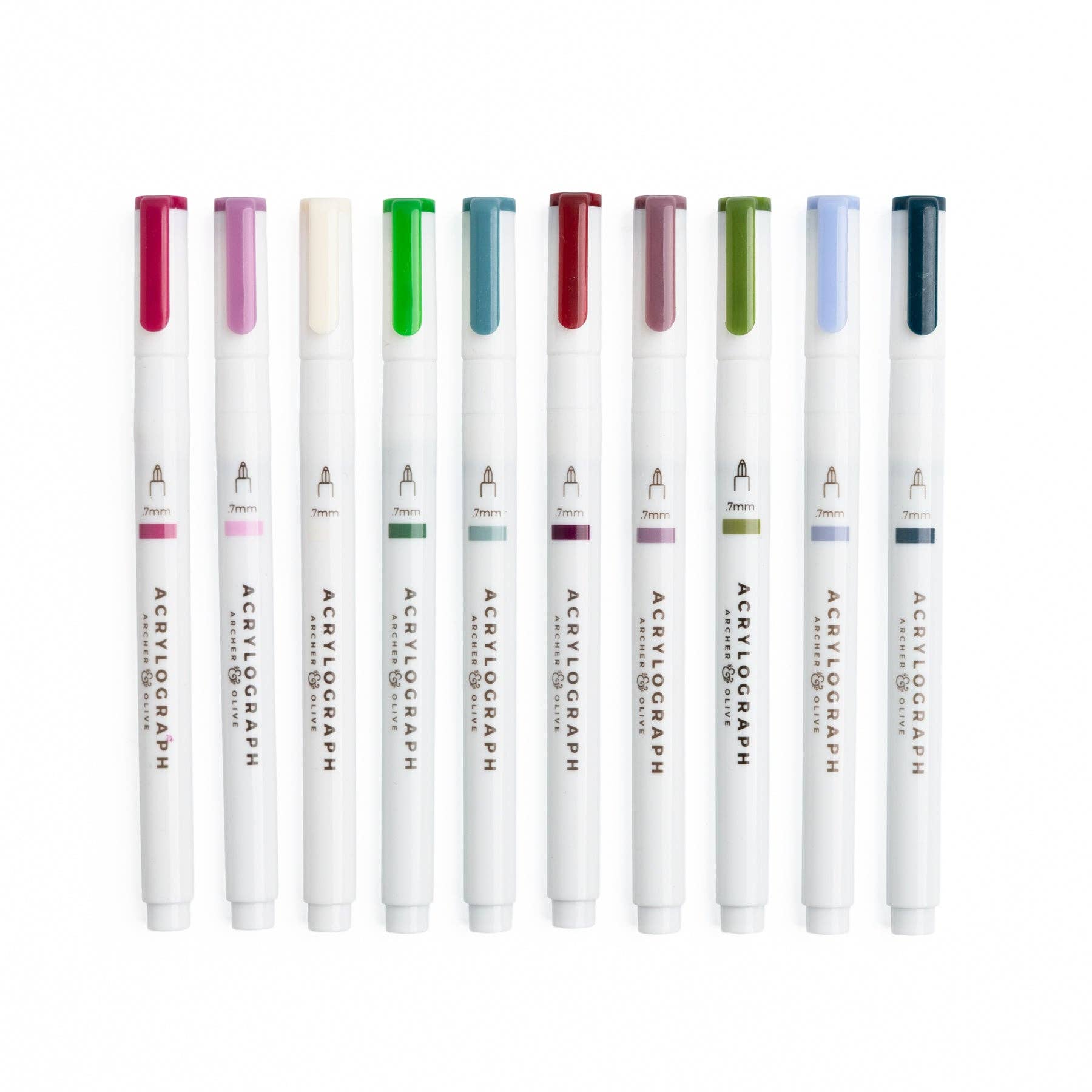 Snow & Stillness Acrylograph Pens