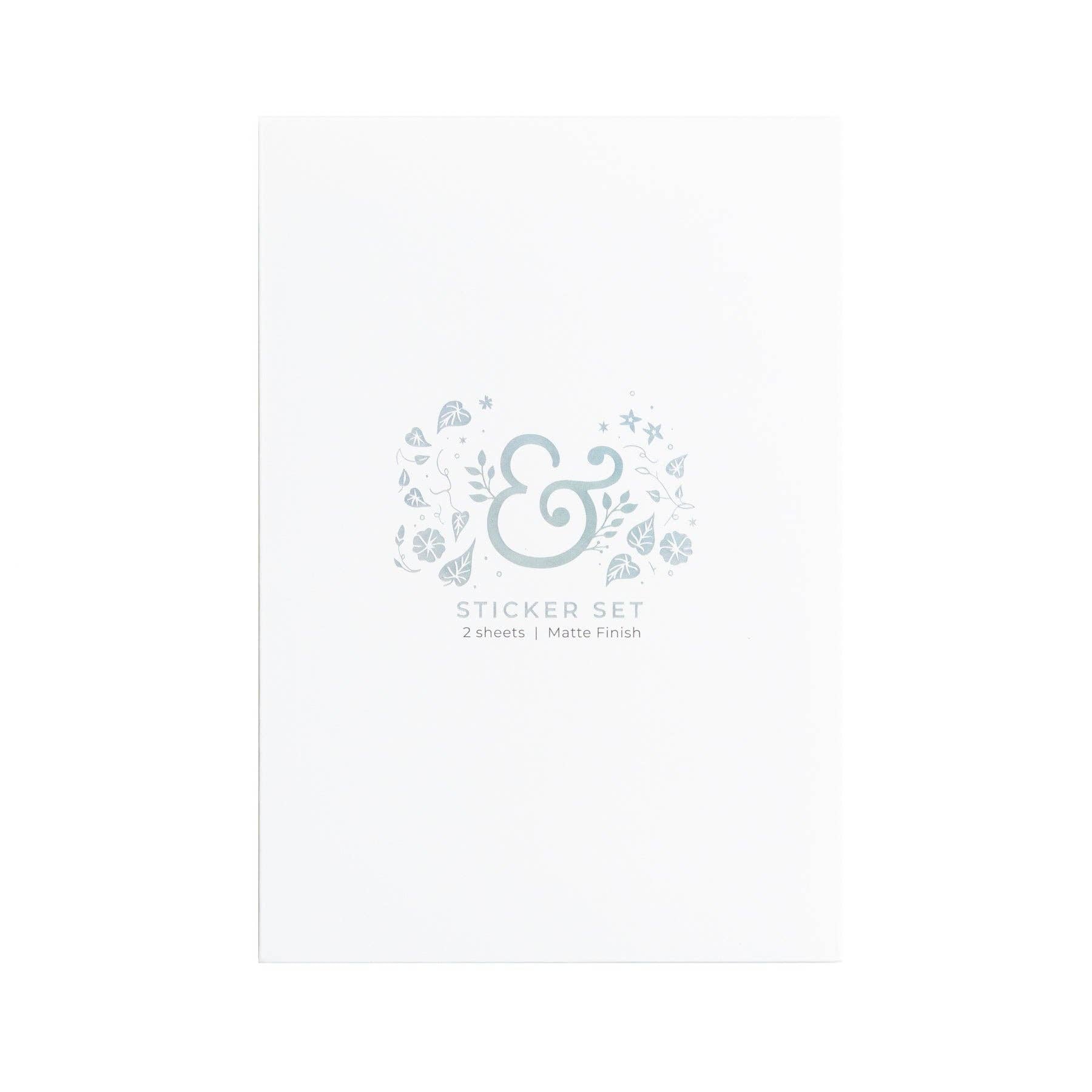 Midnight Floral Stickers