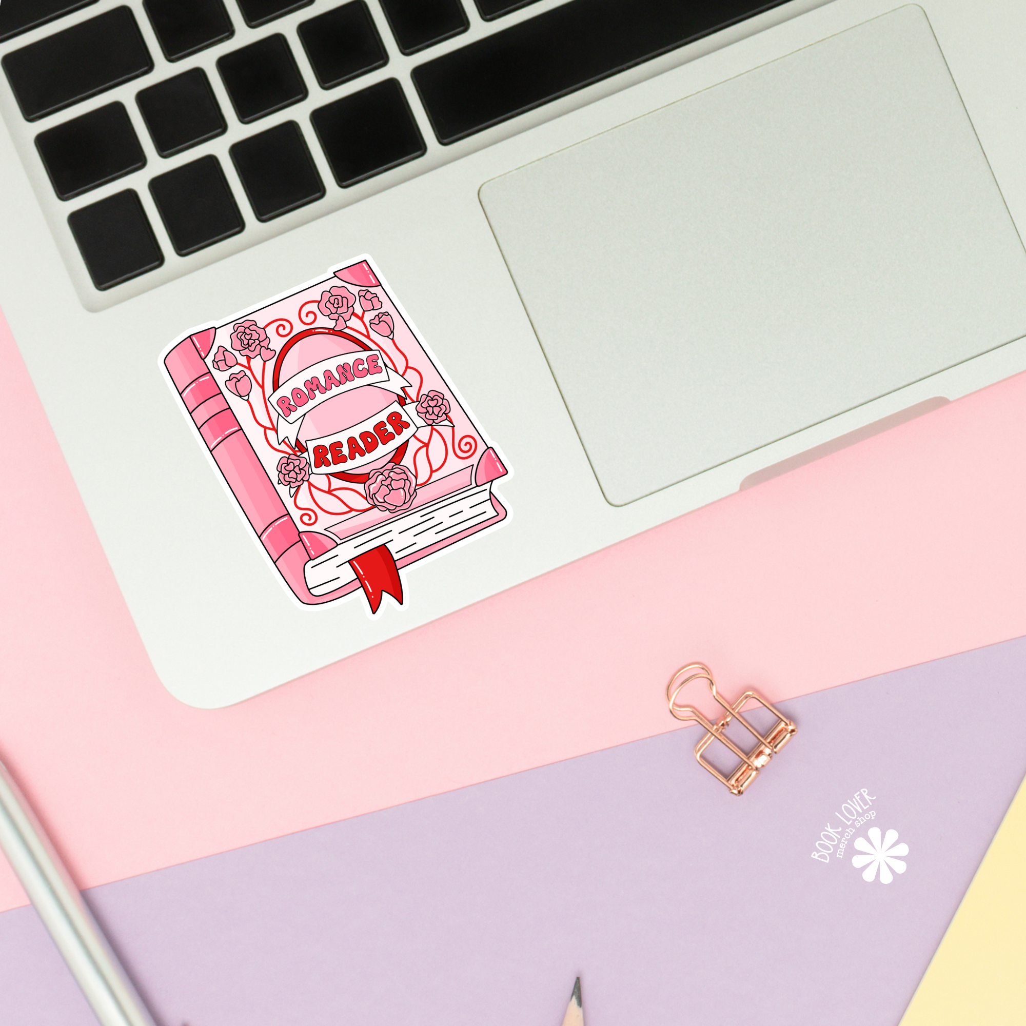 Romance Reader Sticker