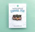Selectively Social Enamel Pin