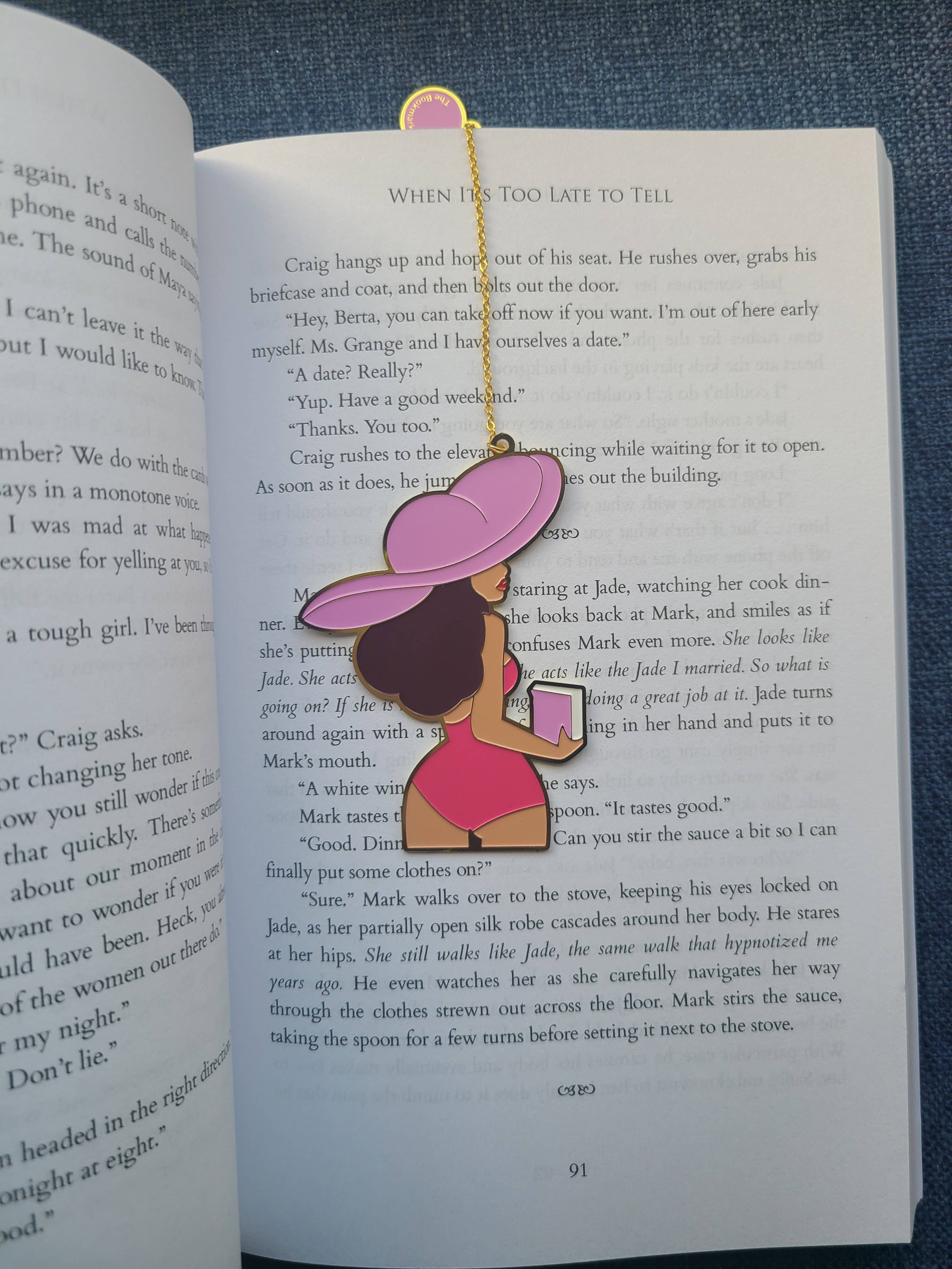 Rosemary Renea - Hot Pink Summer Babe Asia Bookmark