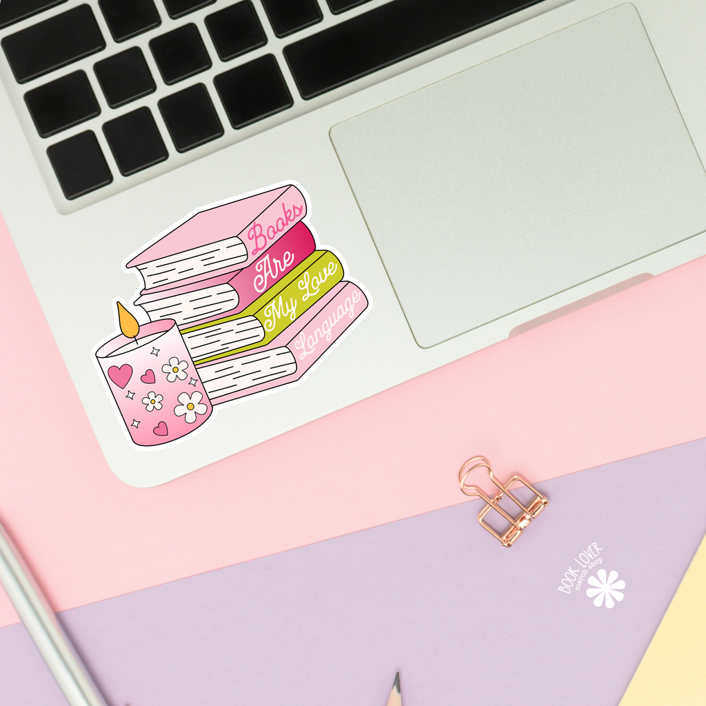Books Are My Love Language Sticker