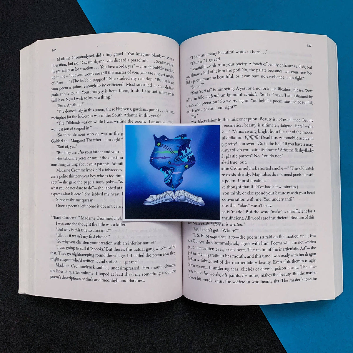 TallMade - Cool Space Book Vinyl Sticker