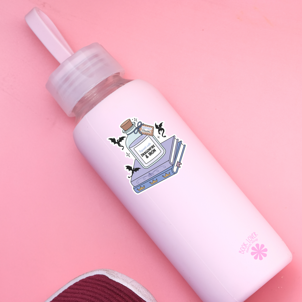 Bookish Potion Infused With Fantasy Sticker