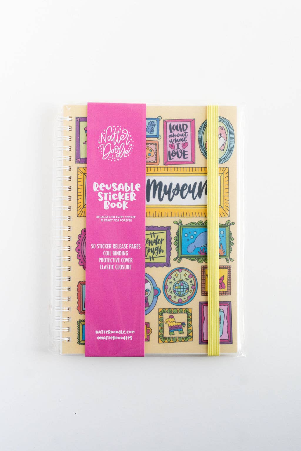 Sticker Museum Album – Reusable Sticker Storage Book