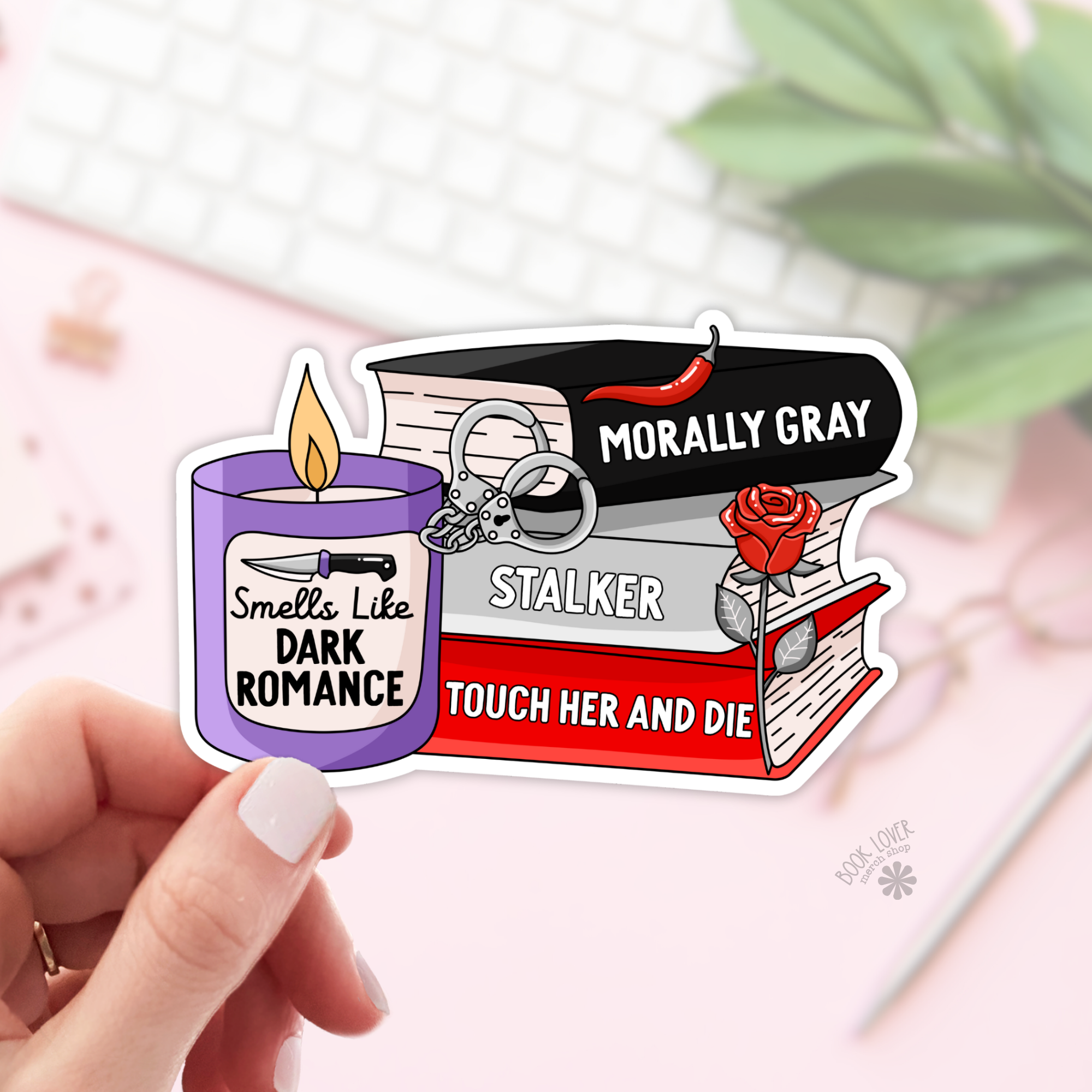 Smells Like Dark Romance Sticker
