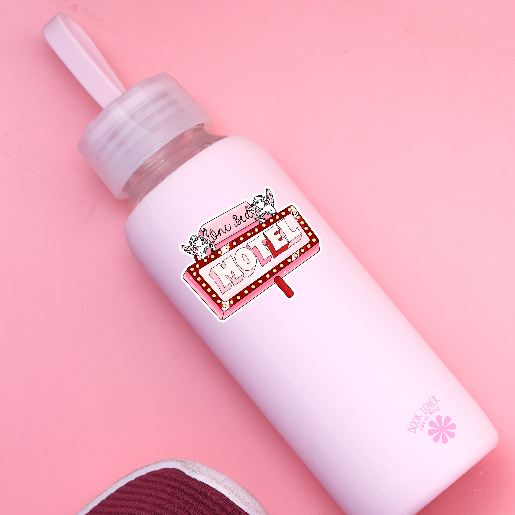 One Bed Motel Sticker