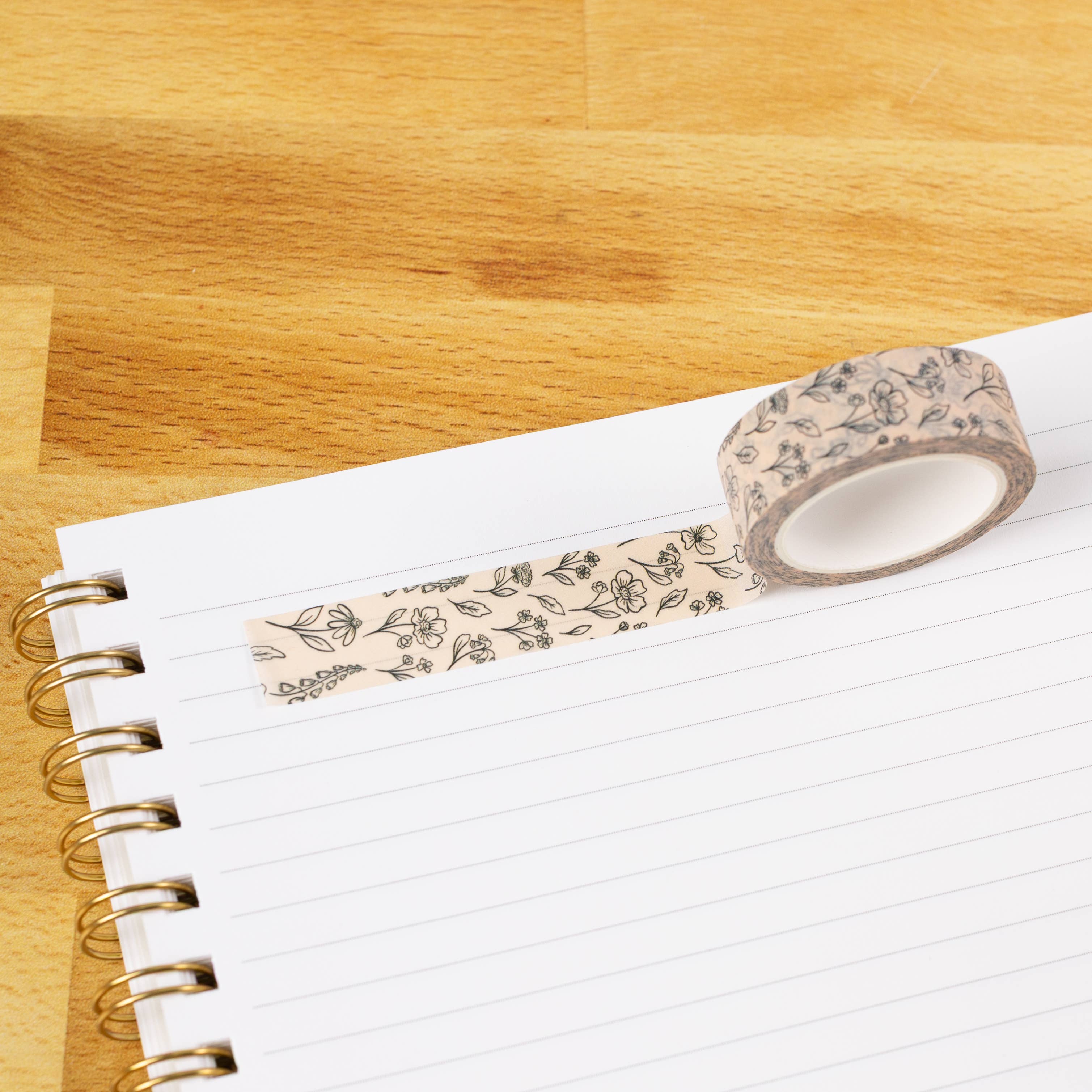 Pressed Floral Washi Tape