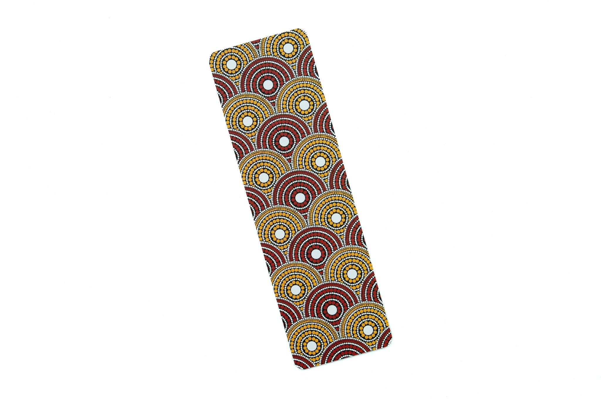 Red and Yellow Print Bookmark
