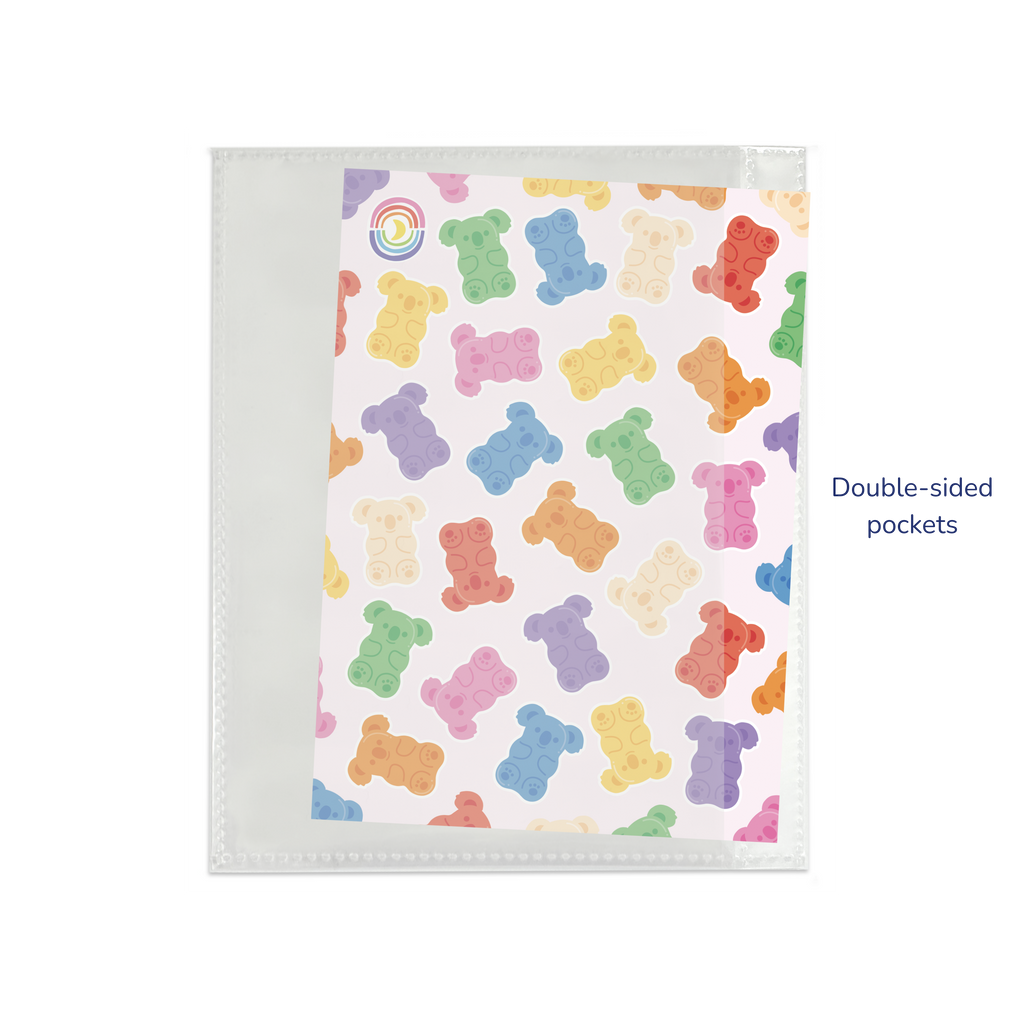 Moonbow Creative Co. - Sticker Organizing Folder Confetti Blue Moon