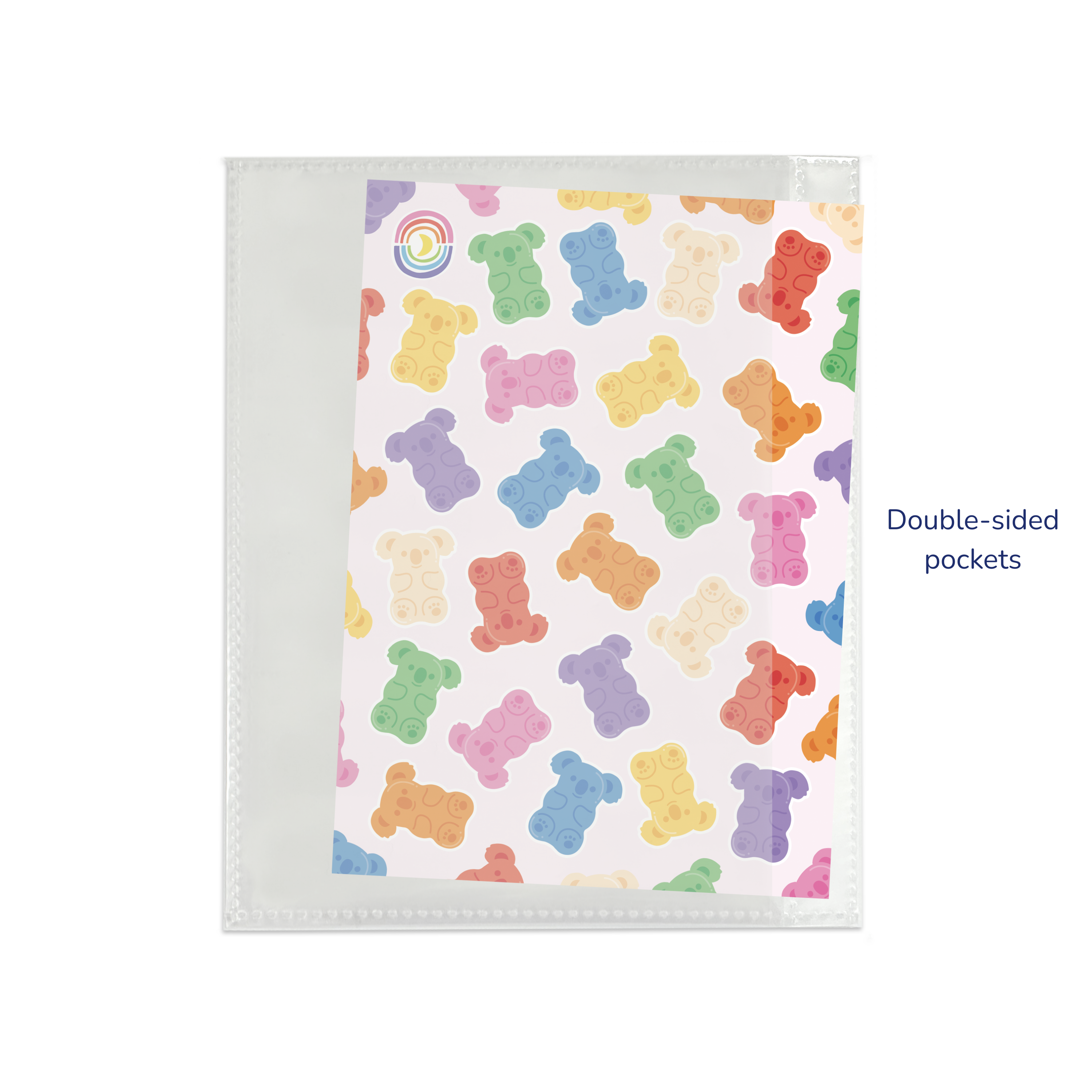 Moonbow Creative Co. - Sticker Organizing Folder Confetti Blue Moon