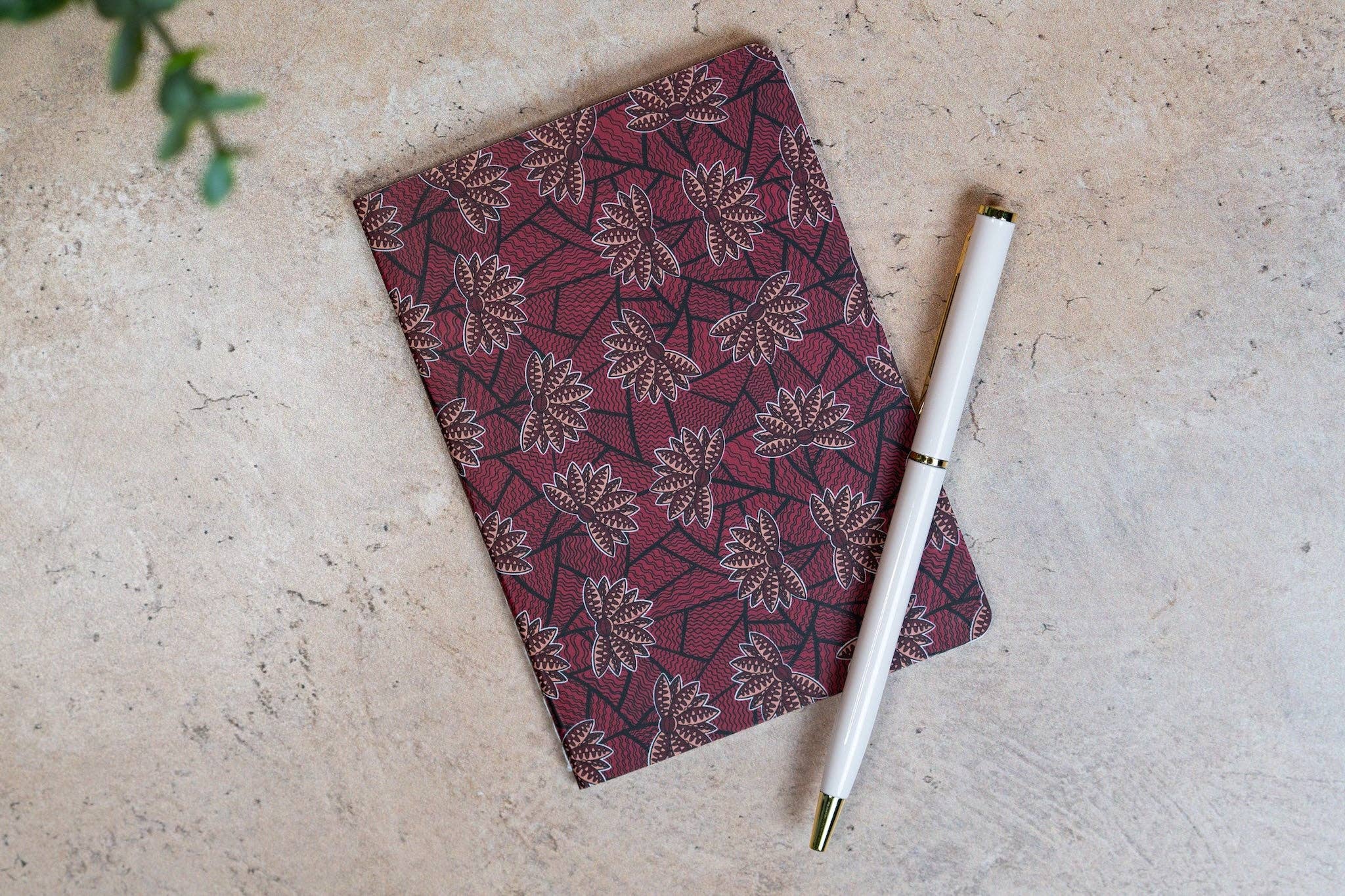 Red Blossom Pocket Notebook
