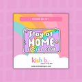 Stay at Home Social Club   | Sticker Die Cut