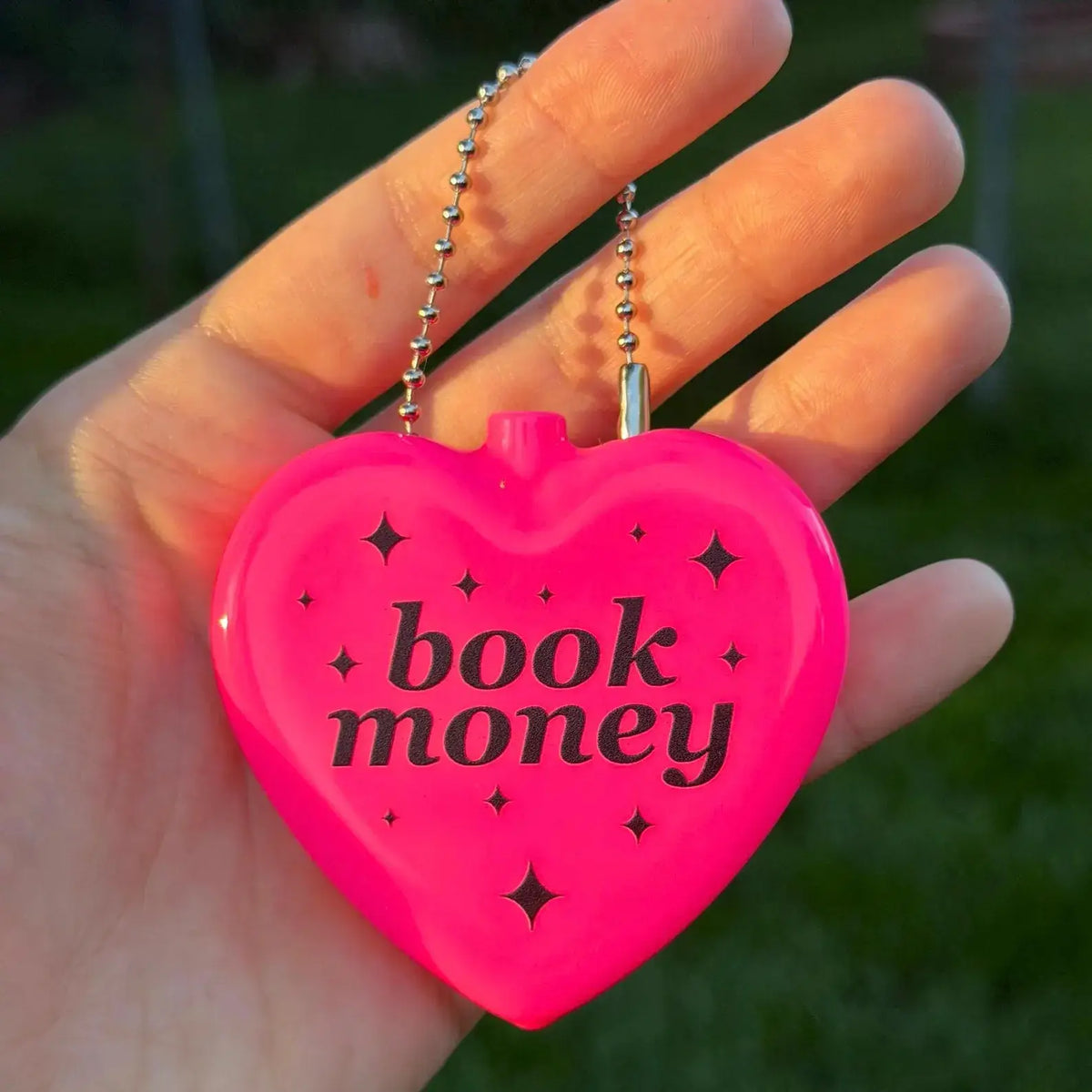 Rubber Heart Coin Purse - Book Money
