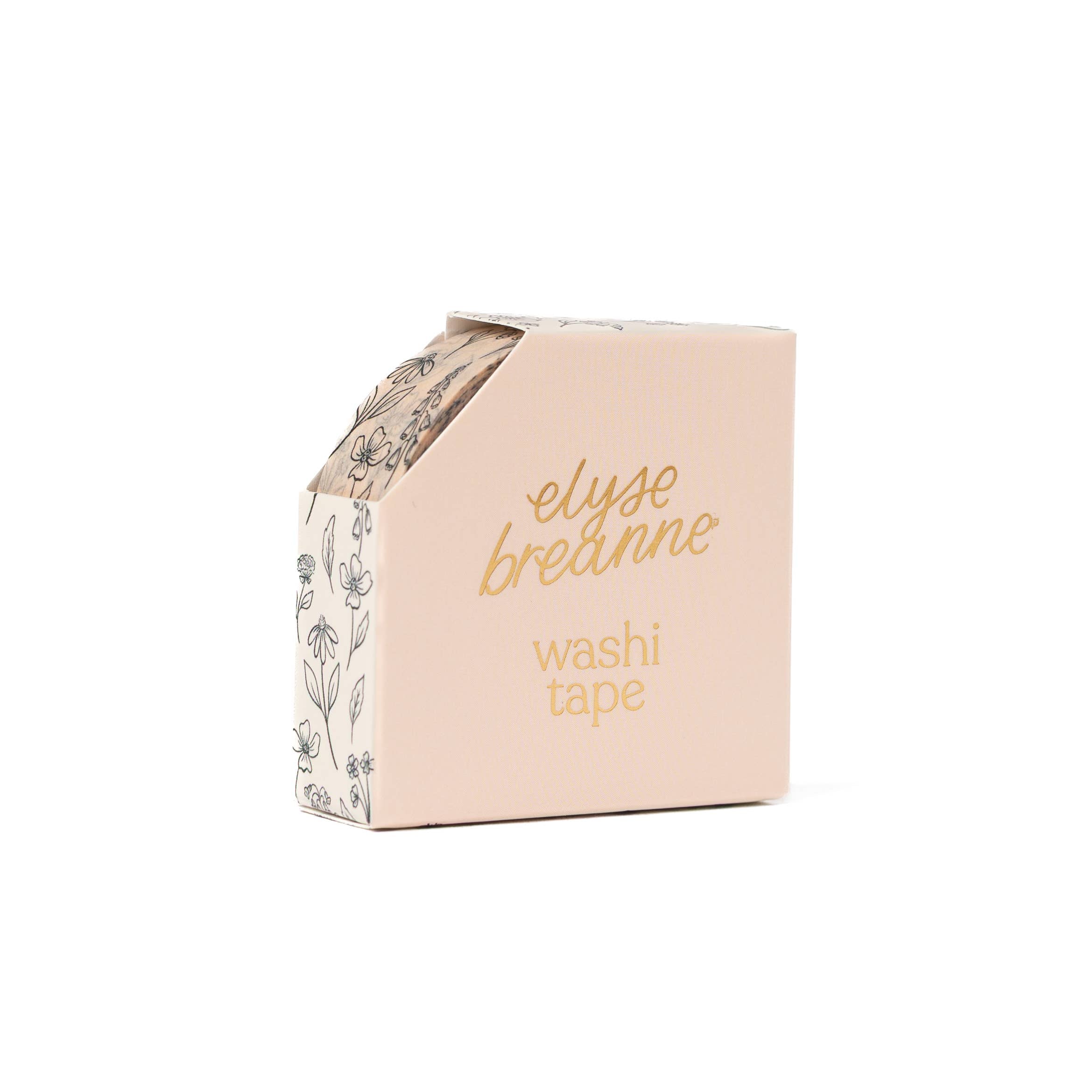 Pressed Floral Washi Tape