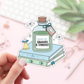 Bookish Potion Infused With Sci-Fi Sticker