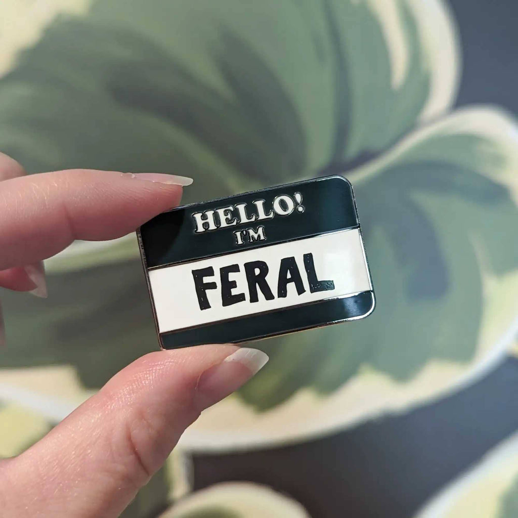 Cunning Linguist Co. - Hello! I'm Feral hard enamel pin