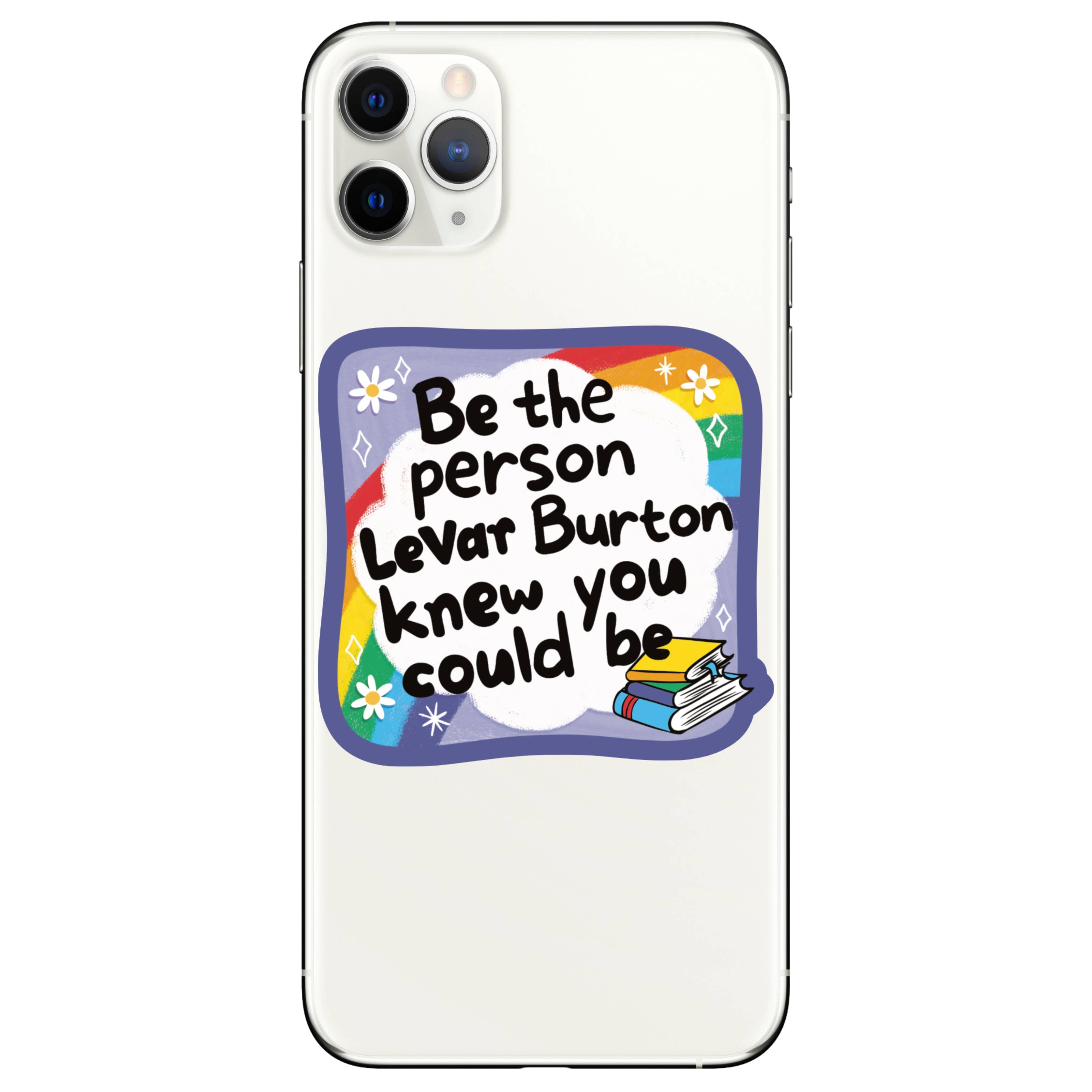 Juju and Moxie - LeVar Burton Sticker