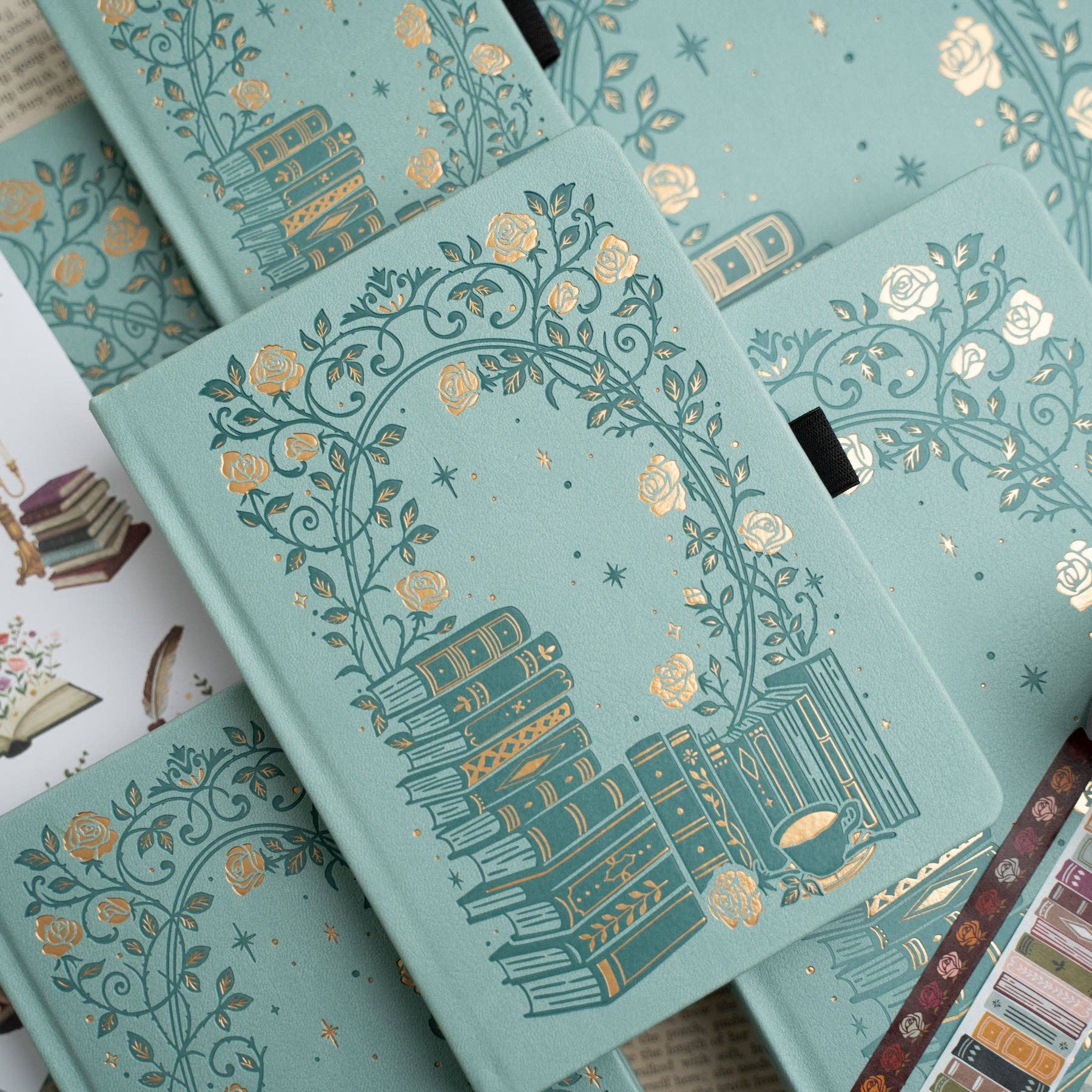 Books of Beauty Notebook (A5 Lined)