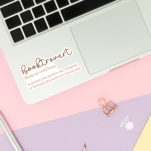 Booktrovert Sticker