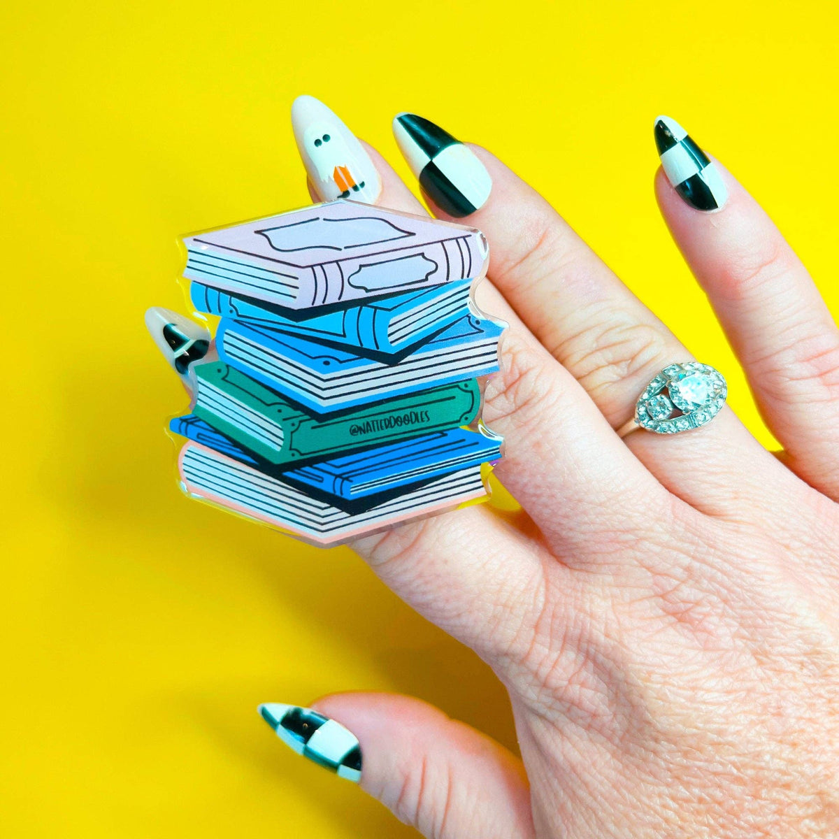 Stacks on Stacks Book Phone Grip