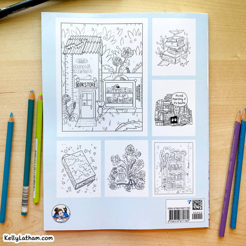 Bookish Daydreams Coloring Book