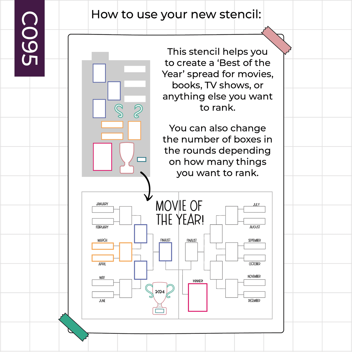 Book Bracket Tournament - Journal Project Kit