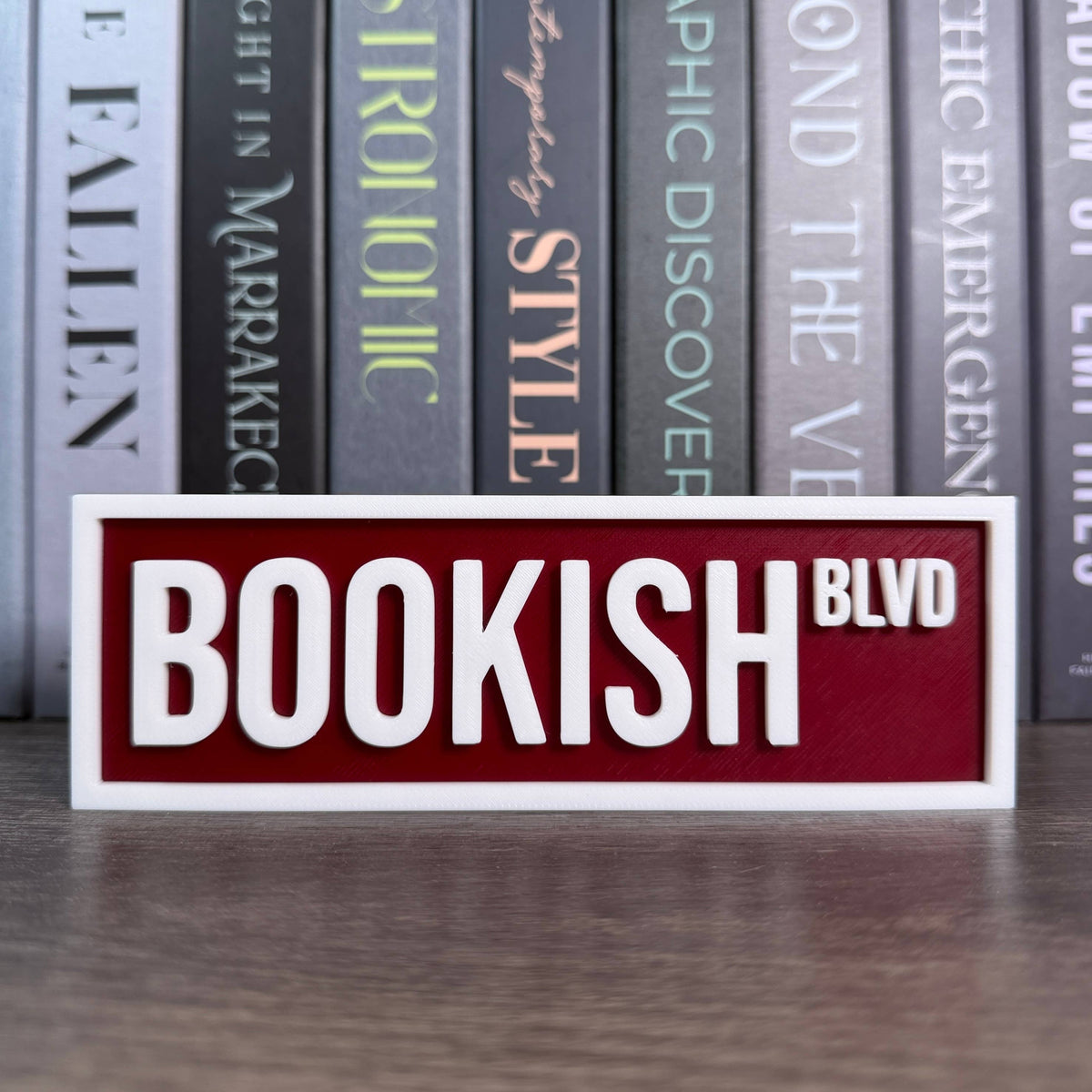 Bookish Street Sign
