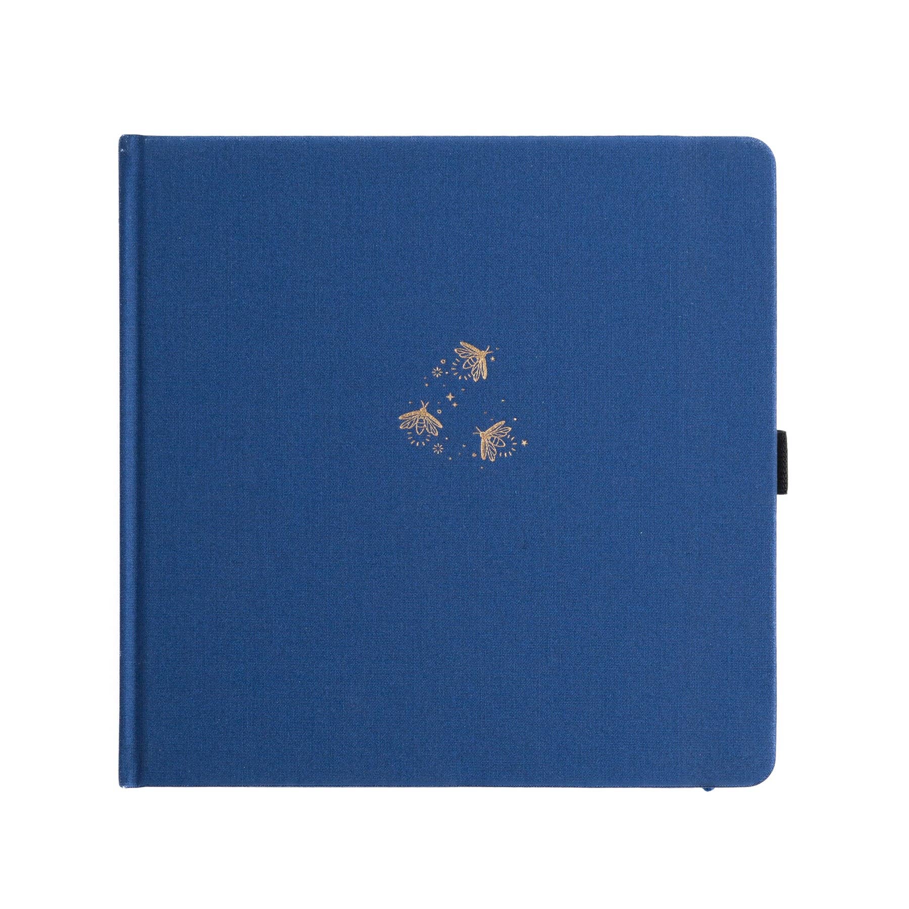 Firefly Night Notebook (8x8 Dot Grid)