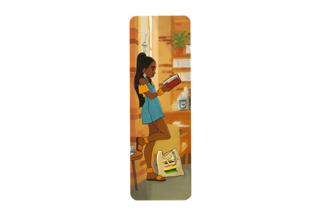 Pounded Yam Productions - Bookmark - Black Girl Reading