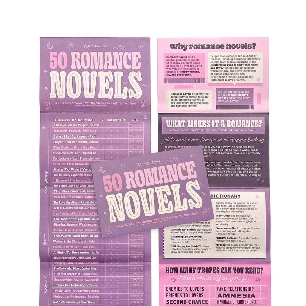 Free Period Press - 50 Romance Novels: A Checklist of Swoon-Worthy Stories